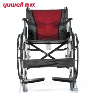 樂(lè)康醫(yī)療器械-江蘇魚躍手動(dòng)輪椅車H033鋁合金車架